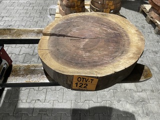 Rosewood schijf, Dikte 95mm, Ø 550mm